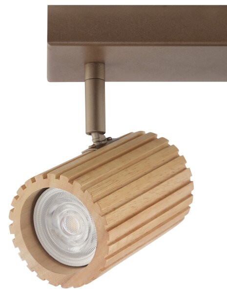 Brilliant - Faretto LAKEWOOD 2x GU10/10W/230V marrone