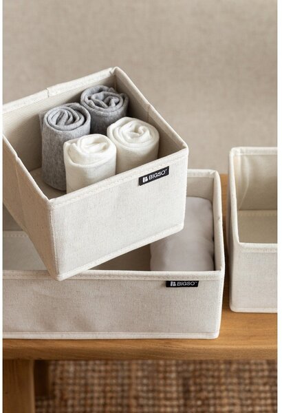 Set di organizer per cassetti in tessuto 3 pz Soft Storage – Bigso