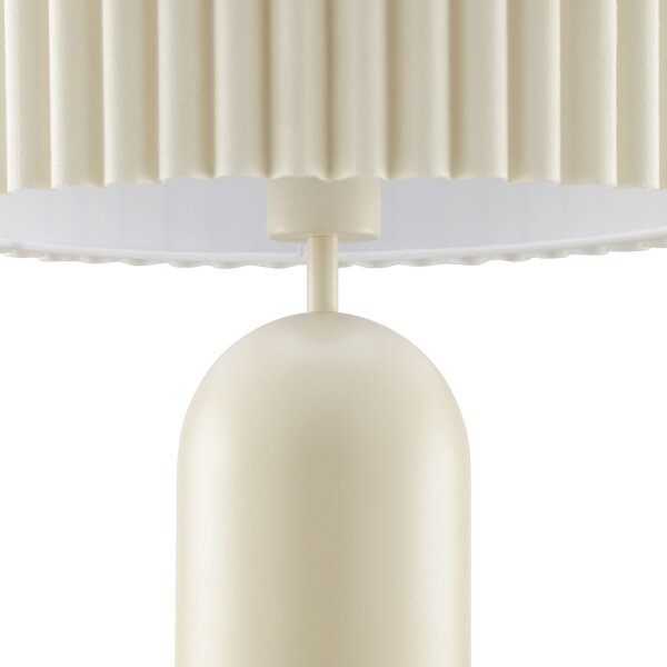 Brilliant - Lampada da tavolo VELIN 1xE27/20W/230V color crema