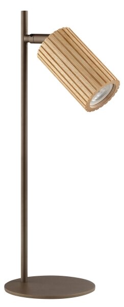 Brilliant - Lampada da tavolo LAKEWOOD 1xGU10/10W/230V marrone