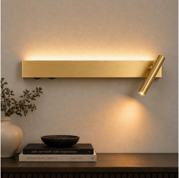 Brilagi - Faretto da parete a LED ARLIX LED/3W/230V + LED/7W, dorato, CRI 90