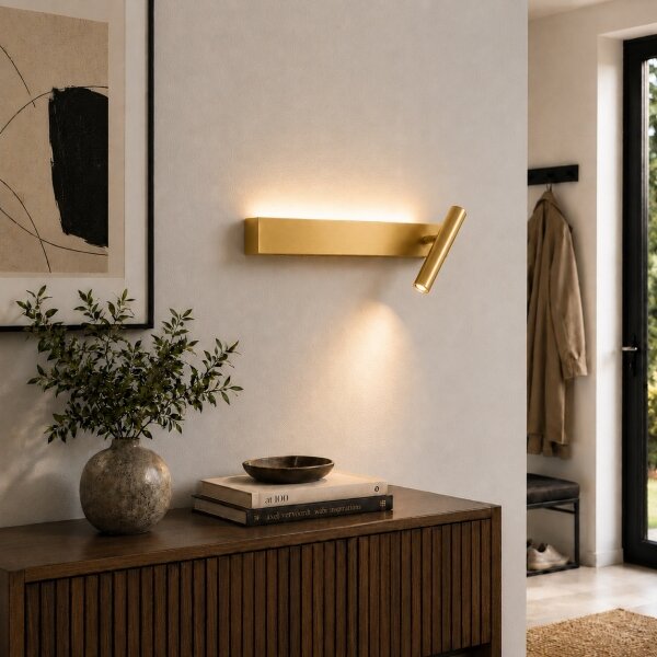 Brilagi - Faretto da parete a LED ARLIX LED/3W/230V + LED/7W, dorato, CRI 90