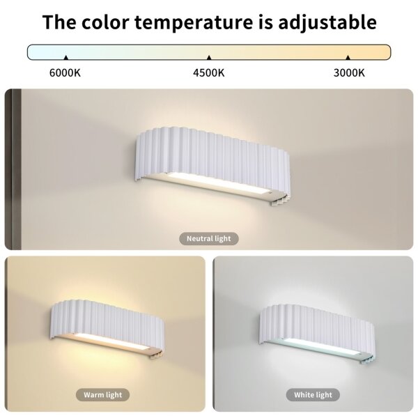 Brilagi - Lampada da parete LED FALCON MODERN/10W/230V 30 cm 3000/4500/6000K bianco