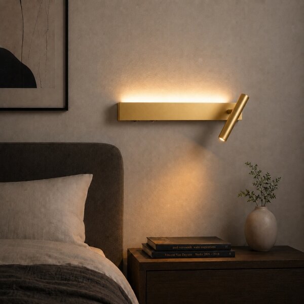 Brilagi - Faretto da parete a LED ARLIX LED/3W/230V + LED/7W, dorato, CRI 90