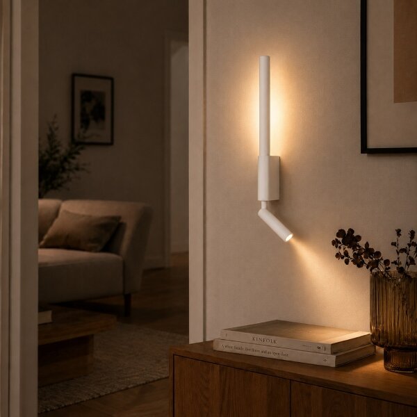 Brilagi - Faretto LED da parete VIXON LED/3W/230V + LED/5W bianco CRI 90