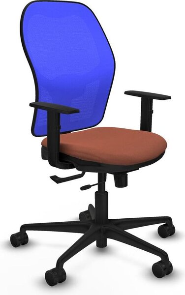 Sedia da ufficio Jorquera Piqueras y Crespo, modello 1D036N0, colore marrone