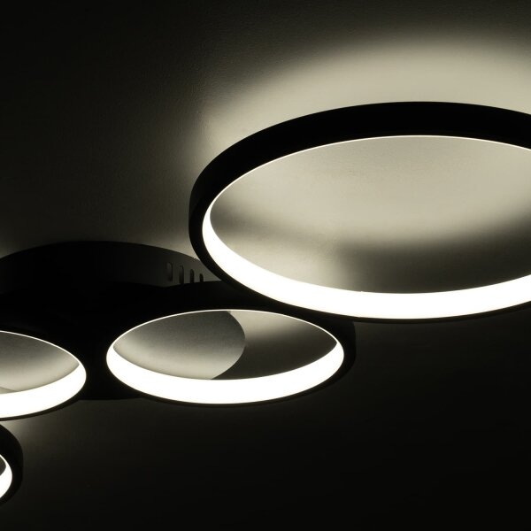 Brilagi - Plafoniera LED ECHO LED/40W/230V 4000K 32x90 cm nera