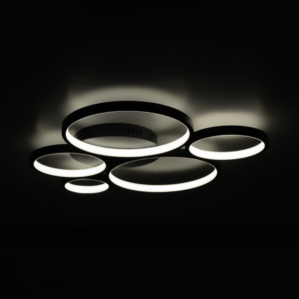 Brilagi - Plafoniera ECHO LED/60W/230V 4000K 50x57 cm nera
