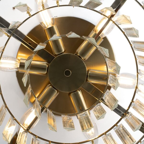 BRILAGI - Lampada da soffitto VERVE 6xE14/40W/230V diam. 60 cm dorata