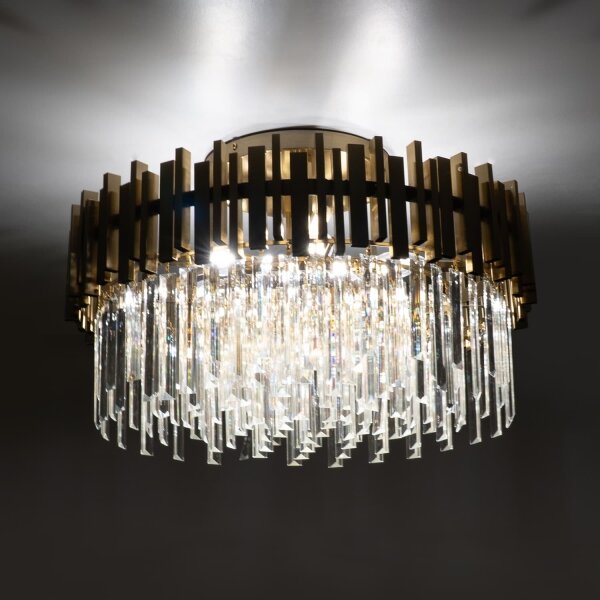BRILAGI - Lampada da soffitto VERVE 6xE14/40W/230V diam. 60 cm dorata
