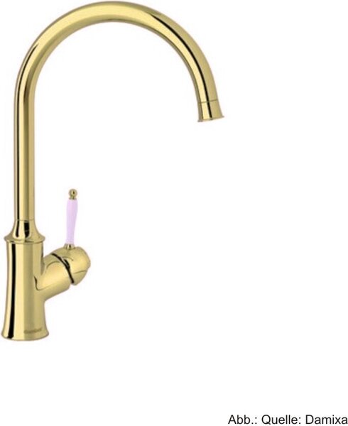 Miscelatore da lavello Damixa Tradition, colore "ottone lucido", 3706977