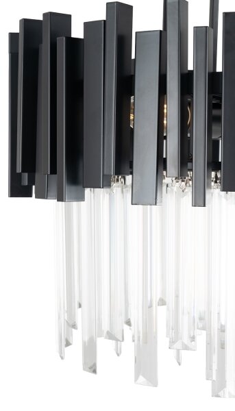 Brilagi - Plafoniera VERVE 4xE14/40W/230V diam. 40 cm nero