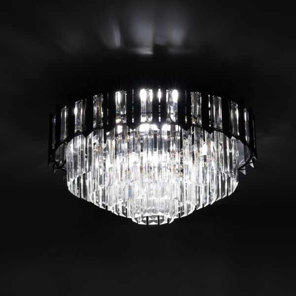 Brilagi - Plafoniera SPECTRA 5xE14/40W/230V diam. 48 cm nera
