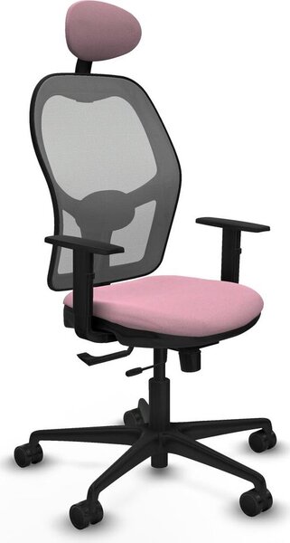 Sedia da ufficio con poggiatesta Jorquera Piqueras y Crespo 1D036N1 Rosa