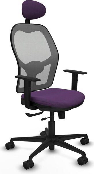 Sedia da ufficio con poggiatesta Jorquera Piqueras y Crespo 1D036N1 Viola