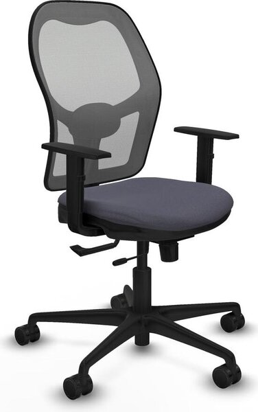 Sedia da ufficio Jorquera Piqueras y Crespo, modello 1D036N0, colore grigio scuro