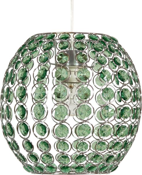 Candellux RICA lampada a sospensione in cristallo 31-02556 cromo