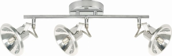 Lampada da soffitto MOON cromata 3xG9x5W in metallo, dimensioni: 17x55x11 cm, IP20, Candellux