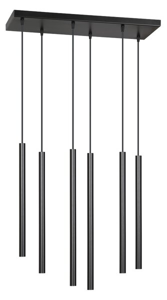 Lampadario Emibig 6xG9 20W SELTER 6 NERO 552/6