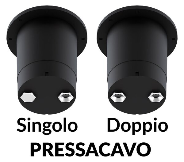 Faretto Calpestabile GU10 4 Direzioni IP66 - Doppio Pressacavo