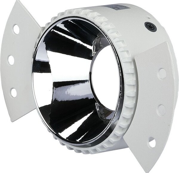 V-TAC Faretto LED - riflettore - GU10 - IP20 - bianco + cromo