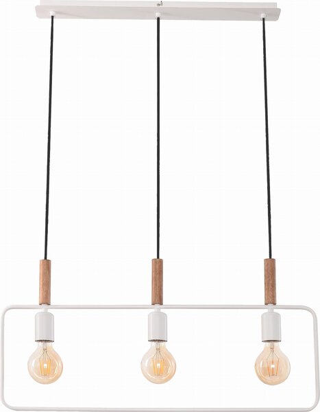Lampada a sospensione FRAME 3X60W E27 BIANCO 33-73532 Candellux