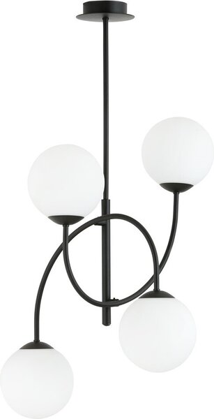 Lampada a sospensione a candelabro ARCHI 4B BL OPAL Emibig 1288/4B