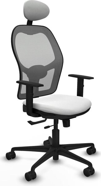 Sedia da ufficio con poggiatesta Jorquera Piqueras y Crespo 1D036N1 Bianco