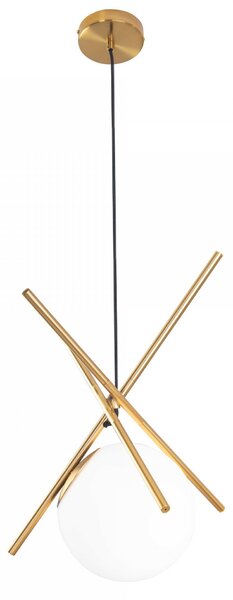 Lampada a sospensione XENA in ottone 1xE27x60W metallo, dimensioni: 140x20x20 cm, IP20, Maxlight