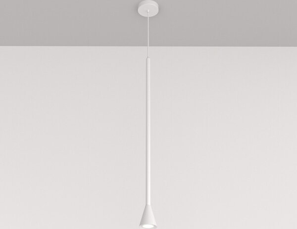 Lampada a sospensione Maytoni ARROW, bianca, metallo, GU10, dimmerabile, senza lampadina