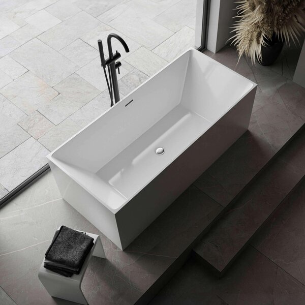 Vasca da bagno freestanding NADI - Acrilico - Bianco, lucido - 170 x 75 x 60 cm