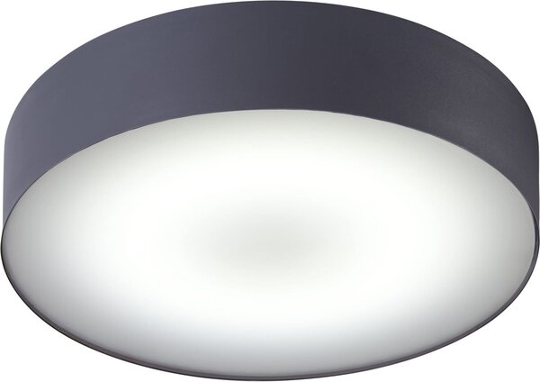 Plafoniera LED rotonda ARENA grigio grafite e bianco 18W, luce bianca neutra 1600 lm, materiale plastico, dimensioni: 9 x 40,5 x 40,5 cm, IP20, Nowodvorski Lighting