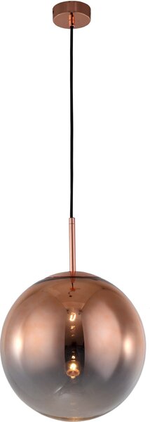 Lampada a sospensione Palla oro-rame 1xE27x40W vetro, dimensioni: 150x30x30 cm, IP20, Light Prestige