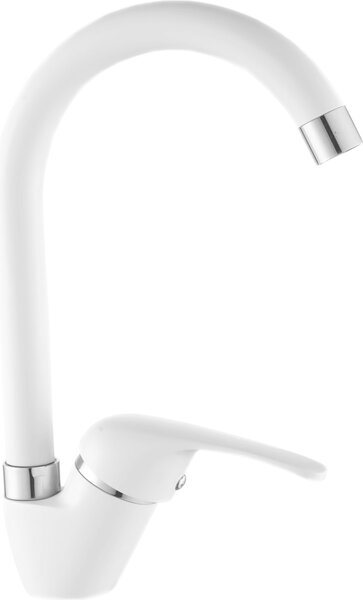 Granitan | RIO - Rubinetto da cucina - Orientabile a 360° - Bianco - Carica in Vetroceramica