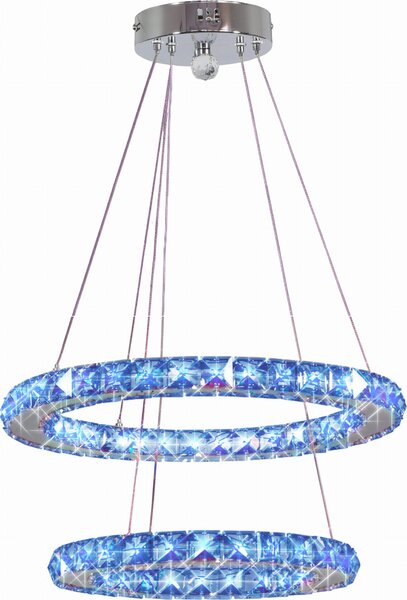Candellux LORDS LED lampada a sospensione in cristallo 32-63106 cromo
