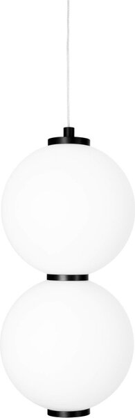 Lampada a sospensione LED TAMA bianco e nero 16W, bianco caldo 1280 lm, metallo, dimensioni: 170x16x16 cm, IP20, Maxlight