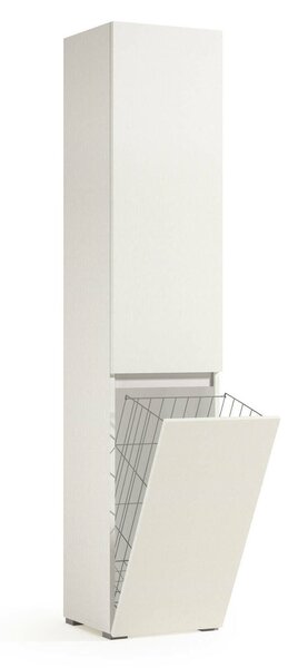 Armadio bianco portabiancheria 45x195h cm - Aro