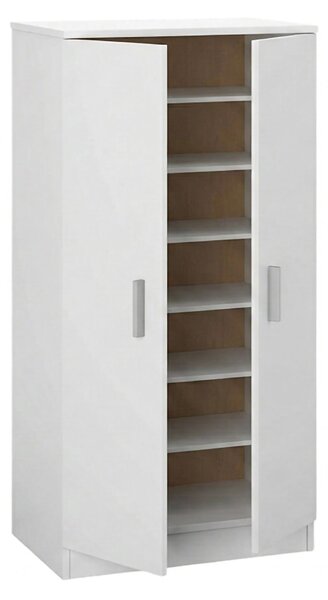 Armadio bianco ante battenti 55x108h cm - Akimera