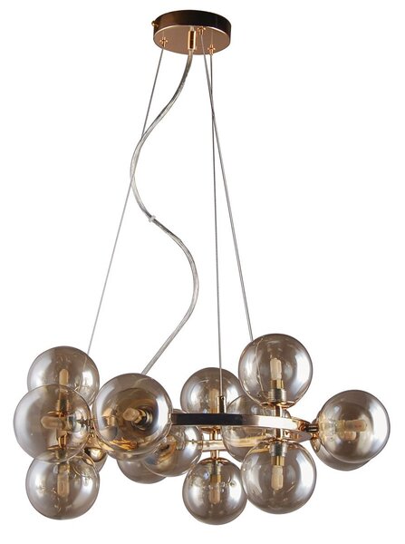 Italux Marbelio lampadario moderno in oro PND-6161-15 GO+CO