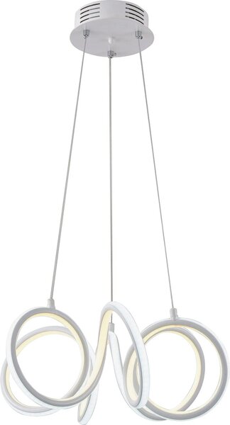 Lampada a sospensione LED EMILLY bianca 142 W, bianco neutro, 9940 lm, metallo, dimensioni: 100 x 50 x 50 cm, IP20, Kaja