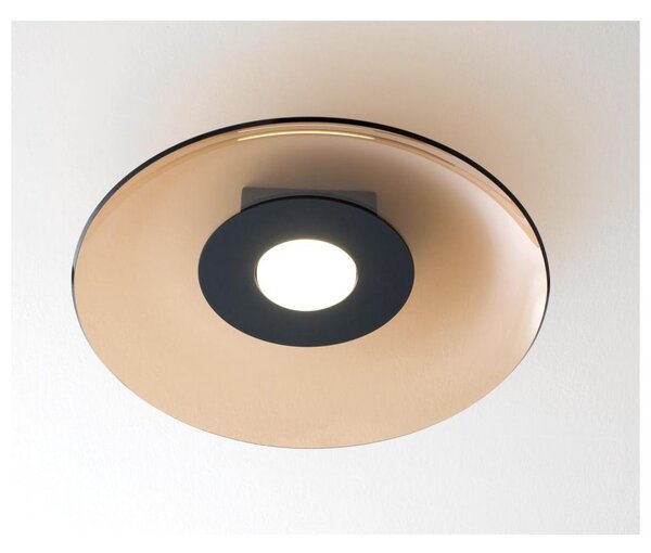 MULTIPOP APPLIQUE PLAFONIERA IN VETRO 3 COLORI DIAMETRO 35 CM LAMPADINA ATTACCO GX53 DESIGN MODERNO