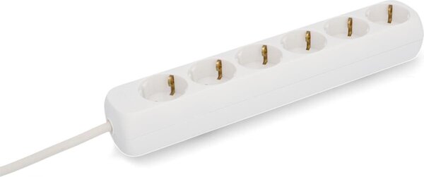 Ciabatta elettrica a 6 prese Presa di corrente da 1,4 m Protezione bambini Schuko