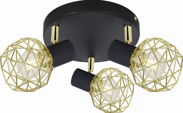 Candellux ACROBAT lampada da soffitto 98-66466 nero