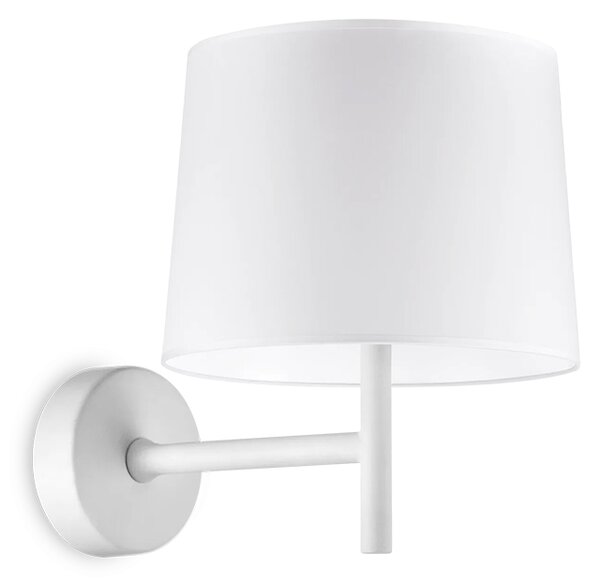 Appliques - Lampade Da Parete Set Metallo Bianco 1 Luce E27