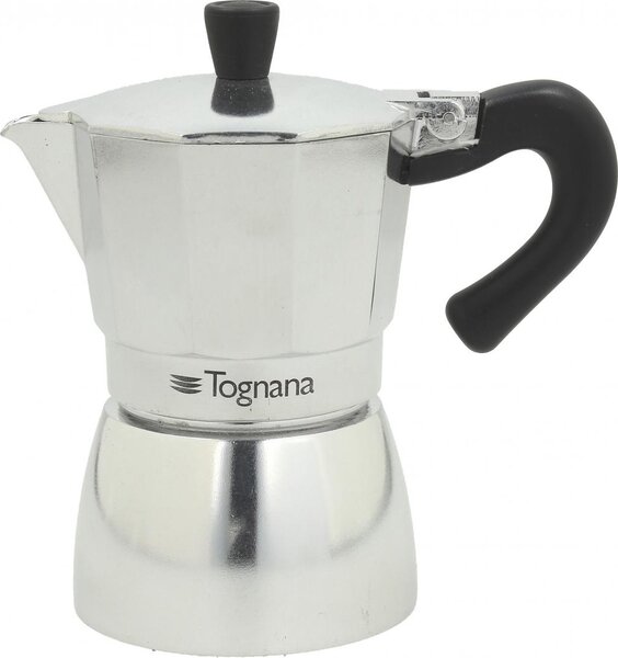Tognana Caffettiera 3 tazze Moka in Alluminio colore Argento - V4430131ALL Coffee Star Mirror