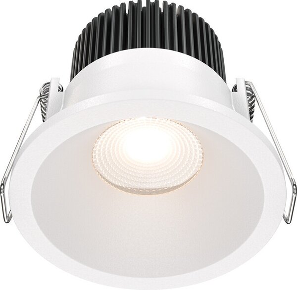 Maytoni LED da incasso ZOOM, IP65, 6 W, 3000 K, bianco, plafoniera rotonda