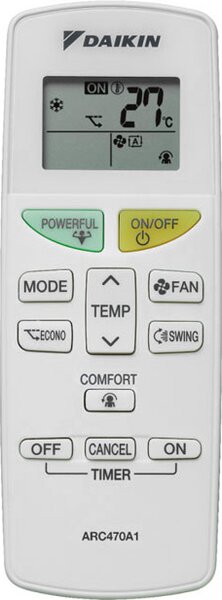 Daikin Climatizzatore 12000 Btu Inverter Monosplit Condizionatore con Pompa di Calore Classe A++/A+ R32 (Unit Interna + Unit Esterna) - ATXF35E +