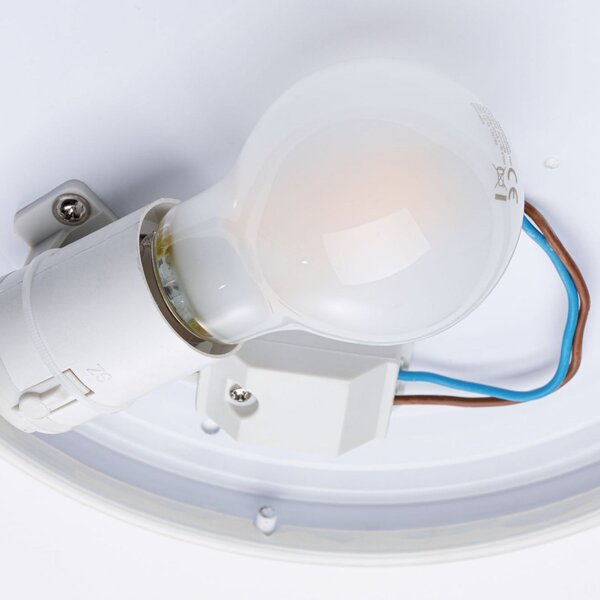 Plafoniera Paulmann, Axin, dimmerabile, Bianco, Bagno, Plastica