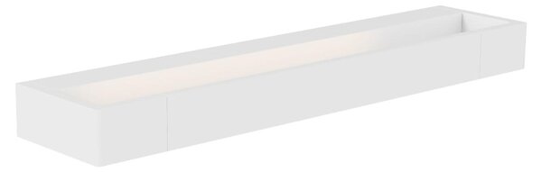 Applique LED FLINK bianca 12W, bianco caldo, 960 lm, alluminio, dimensioni: 4x45x10 cm, IP44, Maxlight