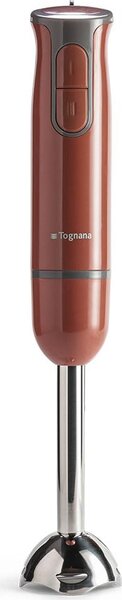 Tognana Frullatore ad Immersione Minipimer Potenza 600 Watt 3 in 1 in Plastica e Acciaio Inox colore Rosso - D2DFI02IRRO